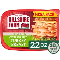 Hillshire Farm Ultra Thin Sliced Oven Roasted Turkey Breast Sandwich Meat, 22 Oz