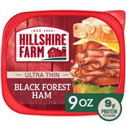 Hillshire Farm Ultra Thin Sliced Black Forest Ham Sandwich Meat, 9 oz
