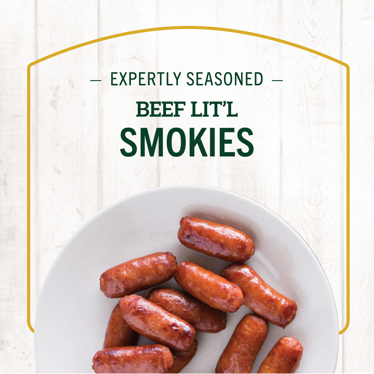 slide 9 of 29, Hillshire Farm Beef Lit'l Smokies Smoked Sausage, 12 oz., 12 oz