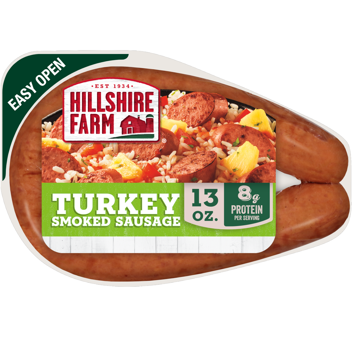 slide 1 of 5, Hillshire Farm® Turkey Smoked Sausage Rope, 13 Oz., 13 oz