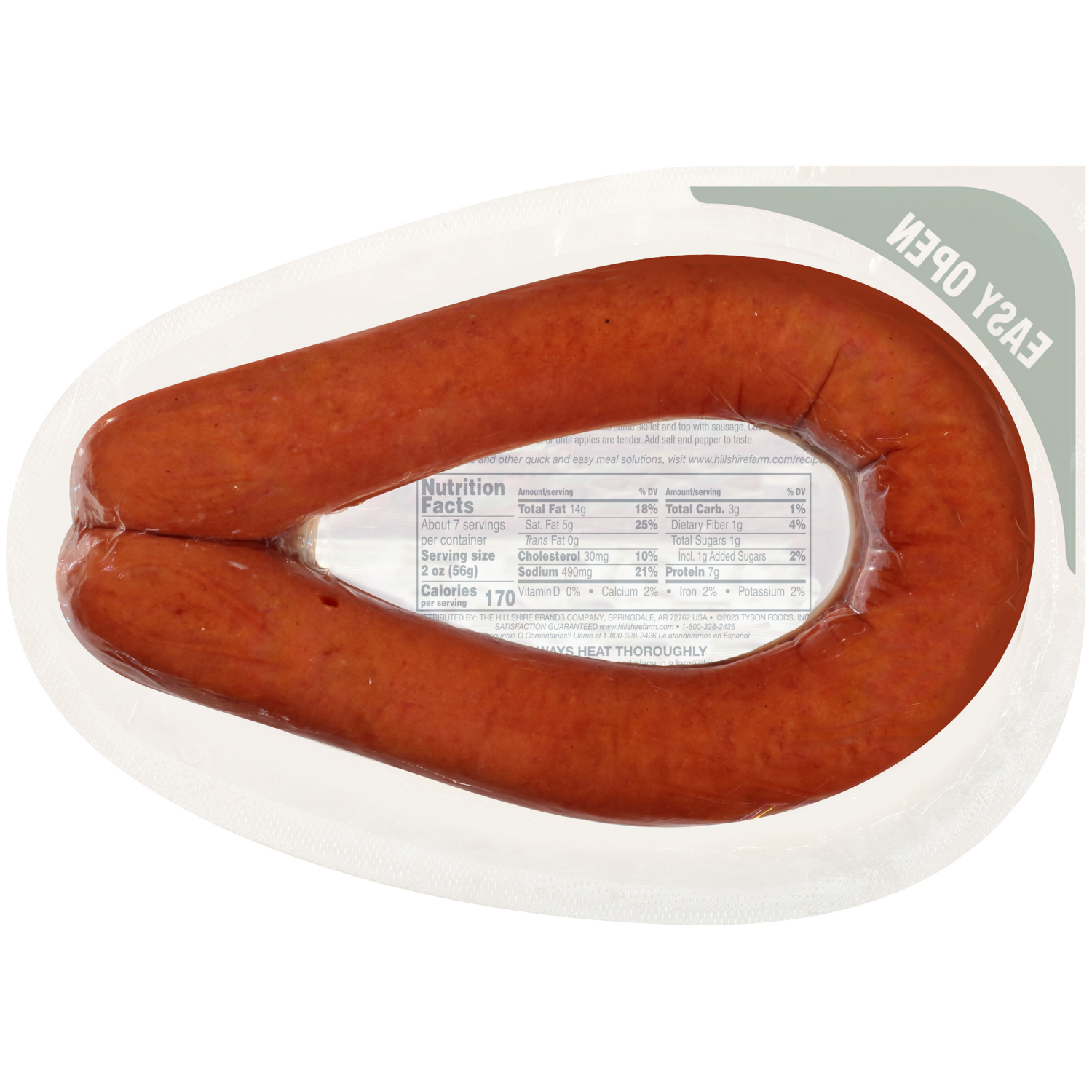 slide 3 of 6, Hillshire Farm Polska Kielbasa Smoked Sausage, 14 ounce, 14 oz