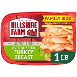 Hillshire Farm Ultra Thin Sliced Oven Roasted Turkey Breast Sandwich Meat, 16 Oz