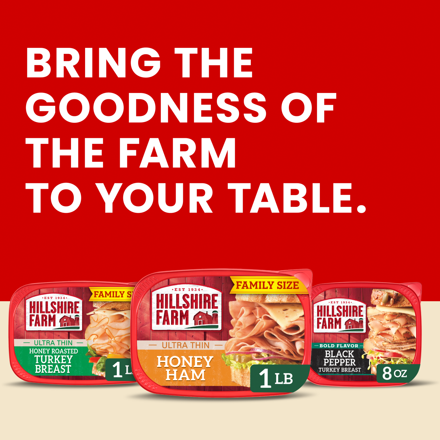 slide 2 of 8, Hillshire Farm Ultra Thin Sliced Honey Ham Sandwich Meat, 16 oz, 16 oz