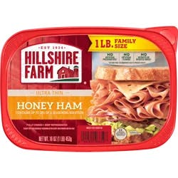 Hillshire Farm Ultra Thin Sliced Honey Ham Sandwich Meat, 16 Oz