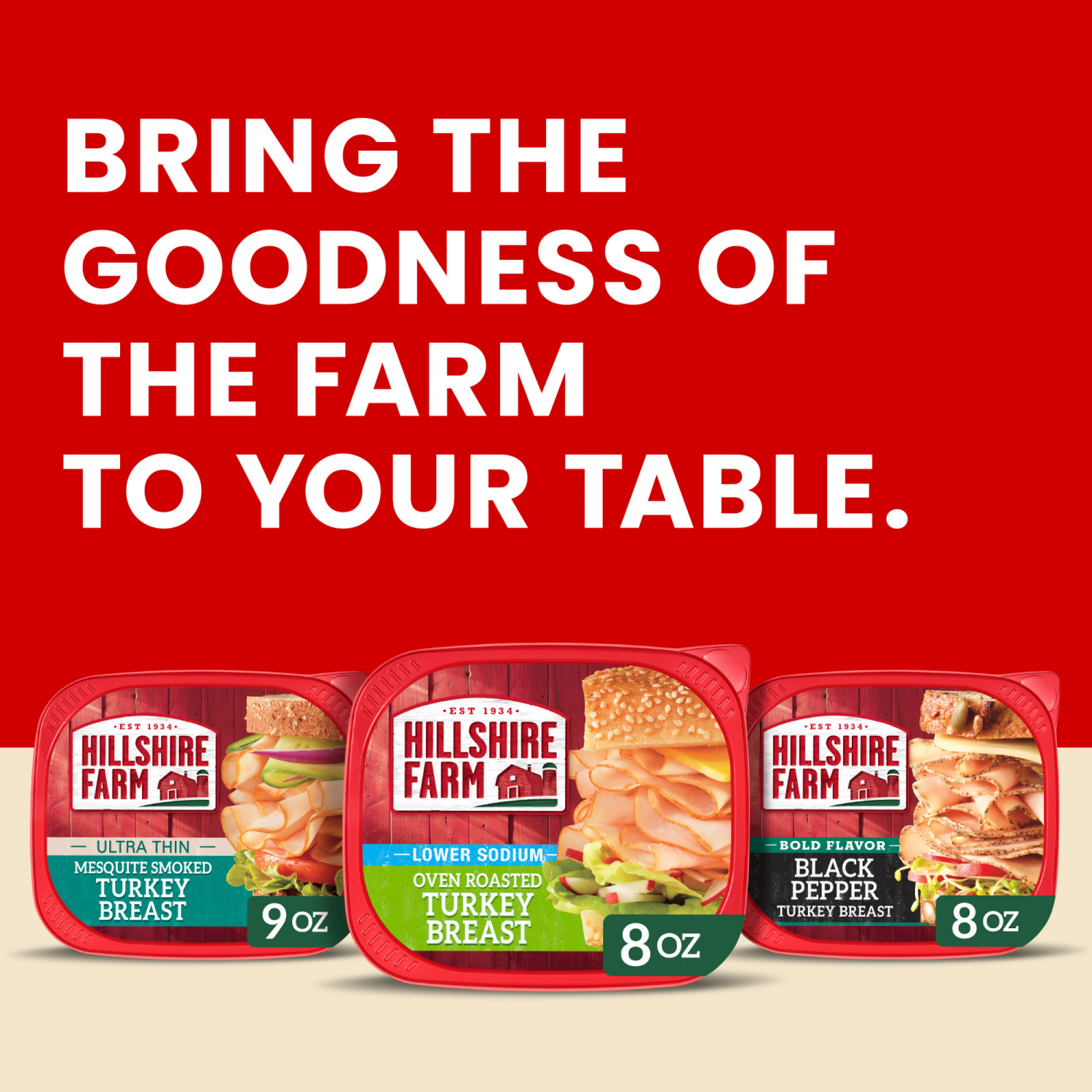 slide 2 of 8, Hillshire Farm Ultra Thin Sliced Deli Lunch Meat, Lower Sodium Oven Roasted Turkey Breast, 8 oz, 8 oz