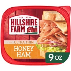 Hillshire Farm Ultra Thin Sliced Honey Ham Sandwich Meat, 9 oz