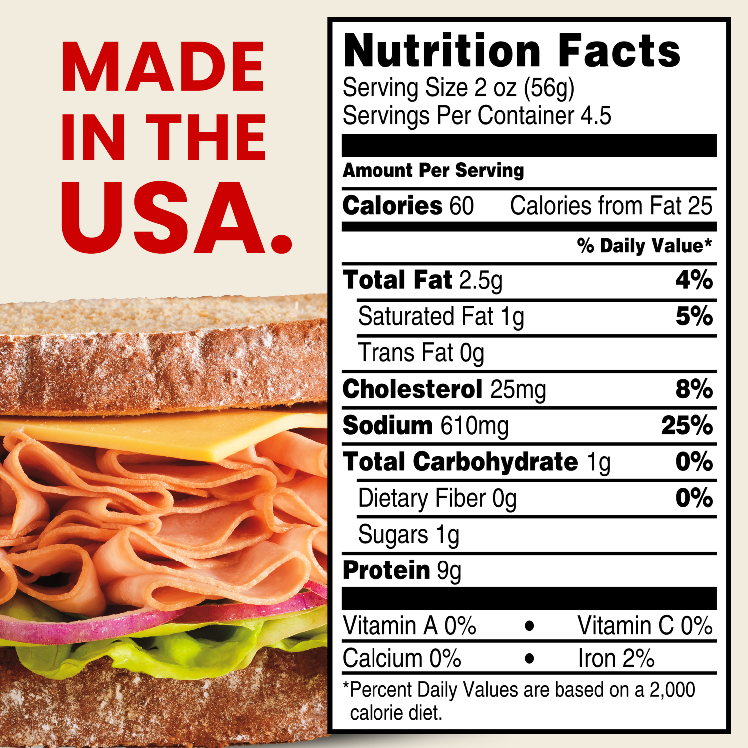 slide 3 of 5, Hillshire Farm Ultra Thin Sliced Smoked Ham Sandwich Meat, 9 oz, 9 oz
