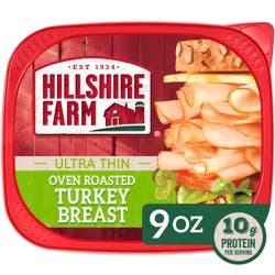 Hillshire Farm Ultra Thin Sliced Oven Roasted Turkey Breast Sandwich Meat, 9 oz