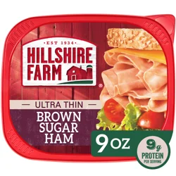 Hillshire Farm Ultra Thin Sliced Brown Sugar Ham Sandwich Meat, 9 oz