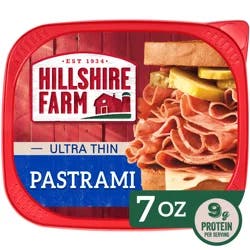 Hillshire Farm Ultra Thin Sliced Pastrami Sandwich Meat, 7 Oz