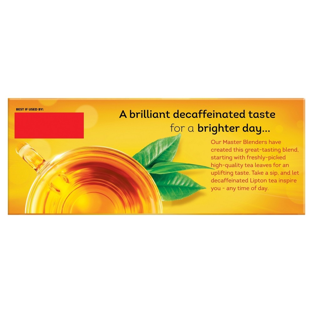 slide 3 of 8, Lipton Black Tea Bags Decaffeinated, 50 ct, 50 ct