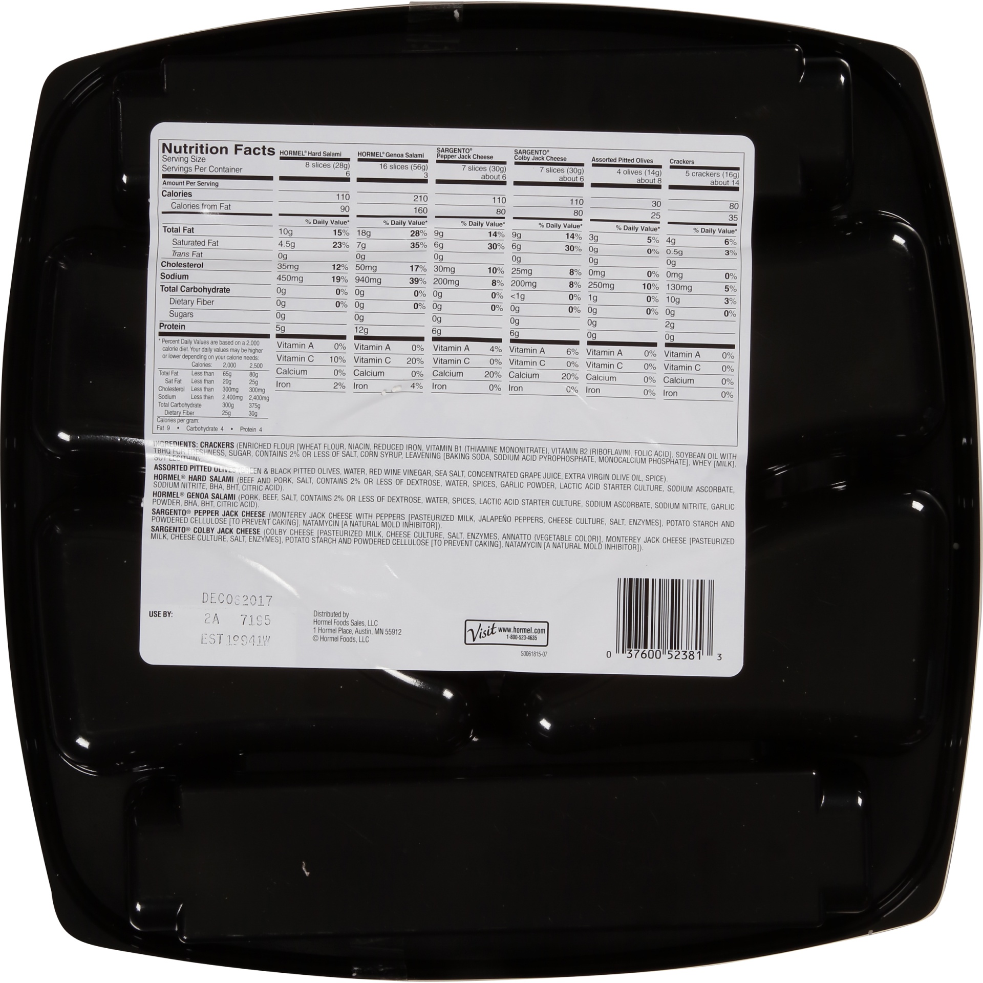 slide 2 of 6, HORMEL GATHERINGS Supreme Party Tray, 39.7 oz