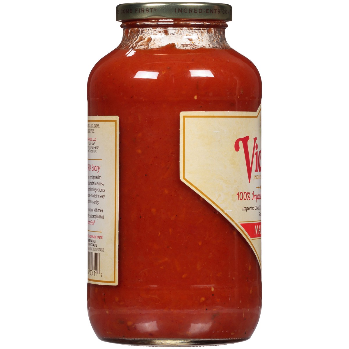 slide 6 of 7, Victoria Marinara Sauce 40 oz. Jar, 40 oz