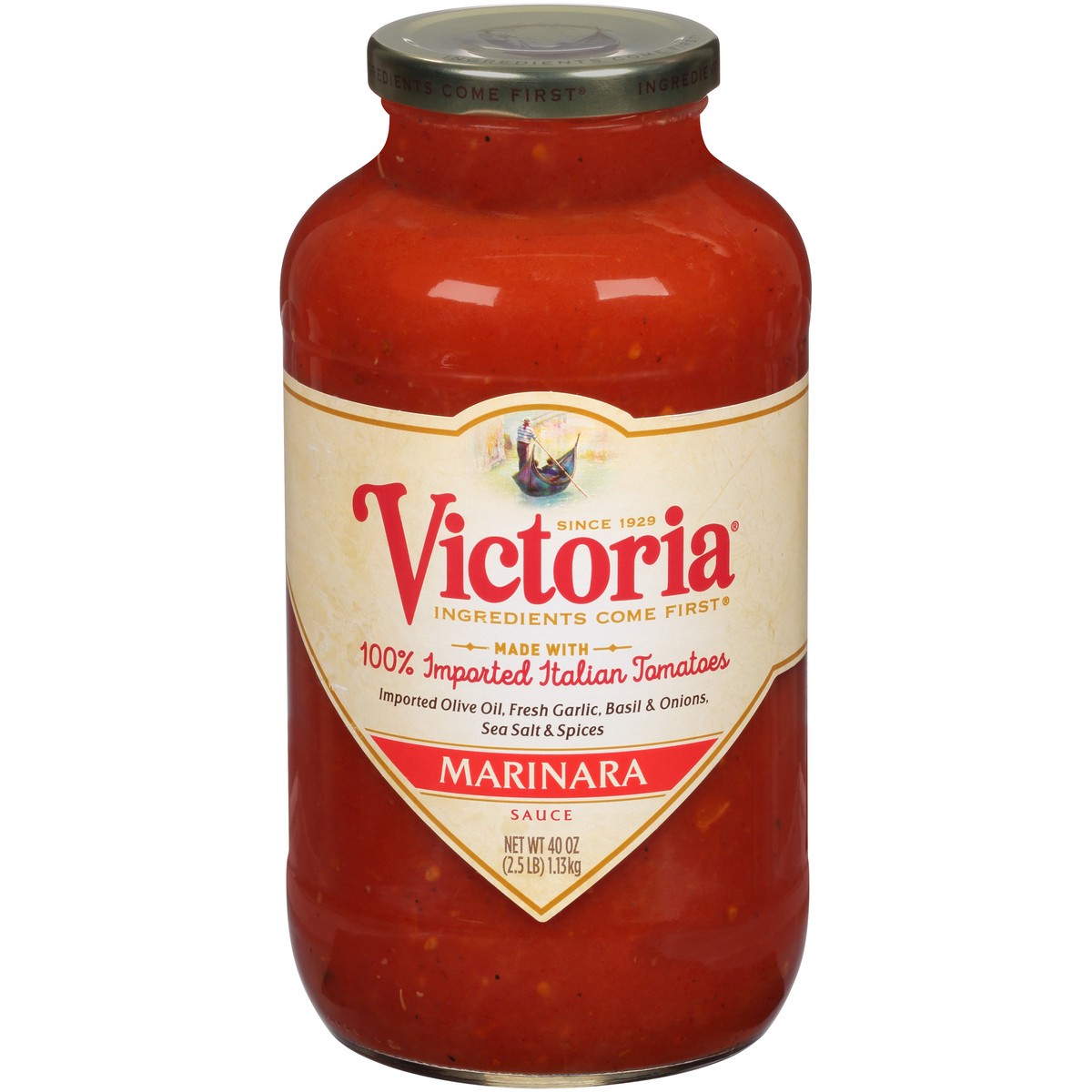 slide 1 of 7, Victoria Marinara Sauce 40 oz. Jar, 40 oz