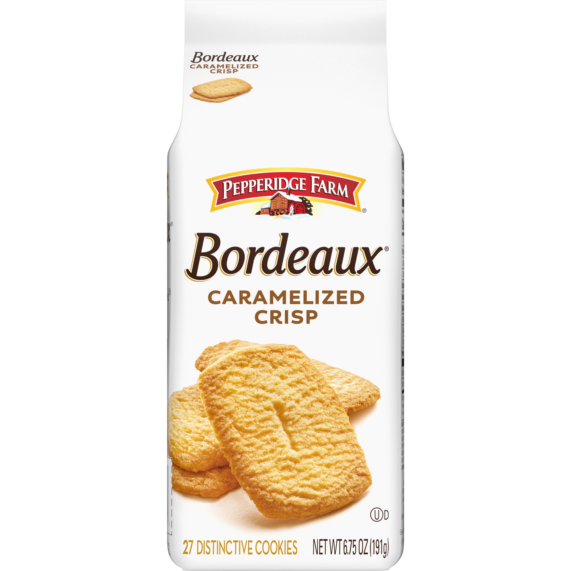 slide 1 of 9, Bordeaux Caramelized Crisp Cookies, 6.75 Oz Bag, 6.75 oz