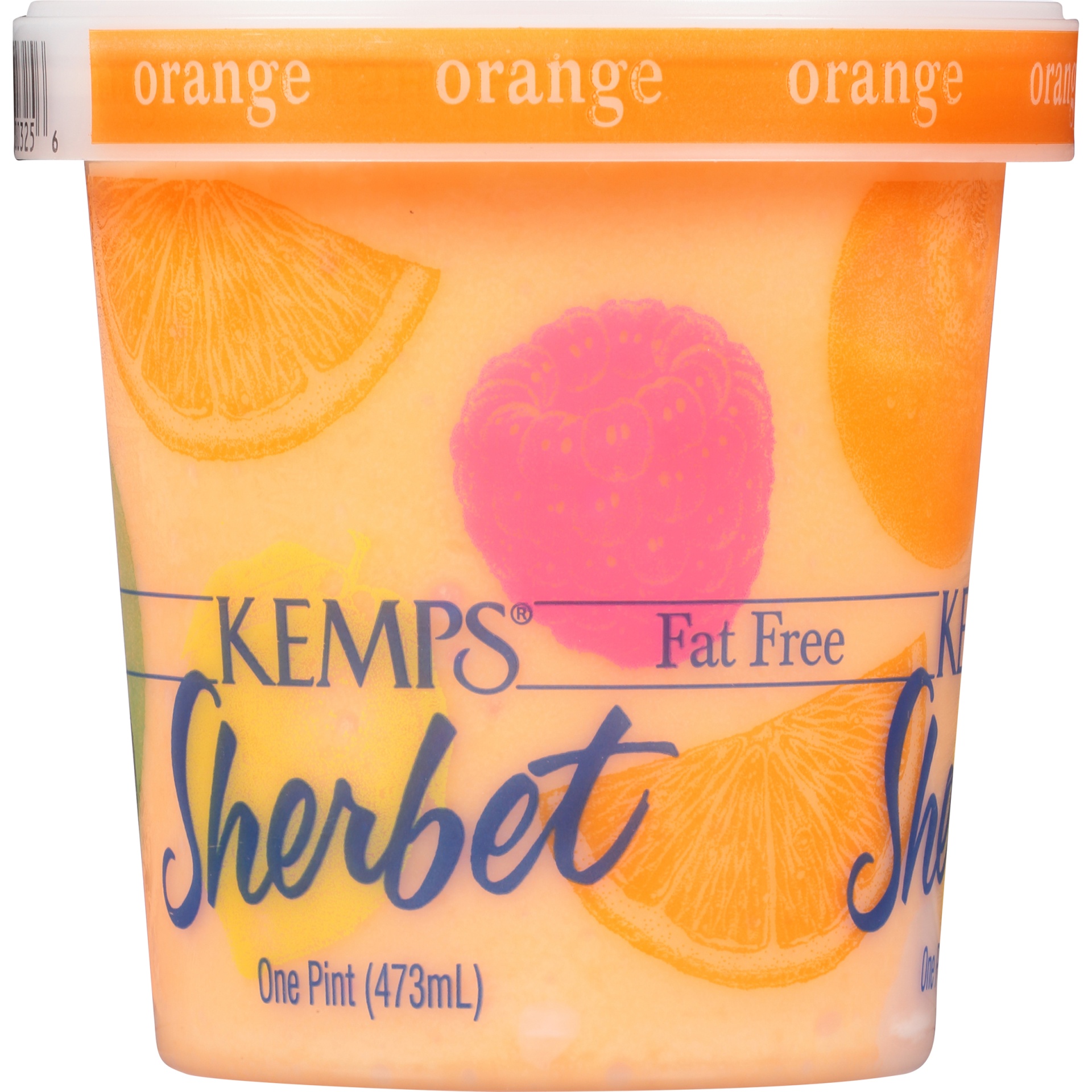 slide 2 of 6, Kemps Fat Free Orange Sherbet, 1 pint