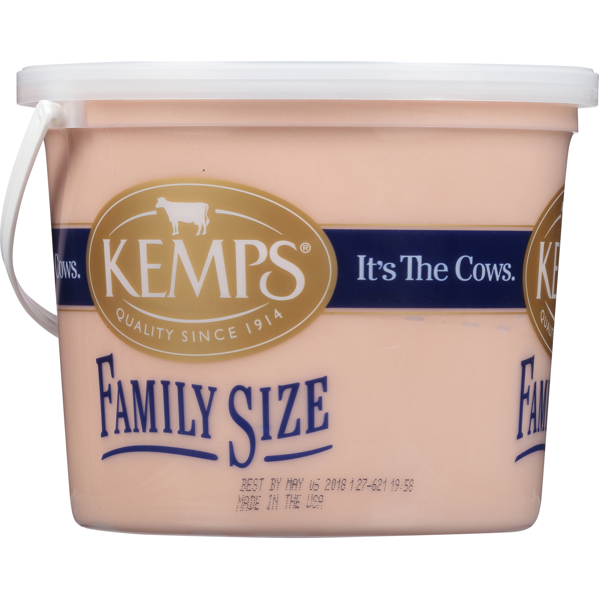 slide 5 of 6, Kemps Reduced Fat Chocolate Ice Cream, 132 fl oz