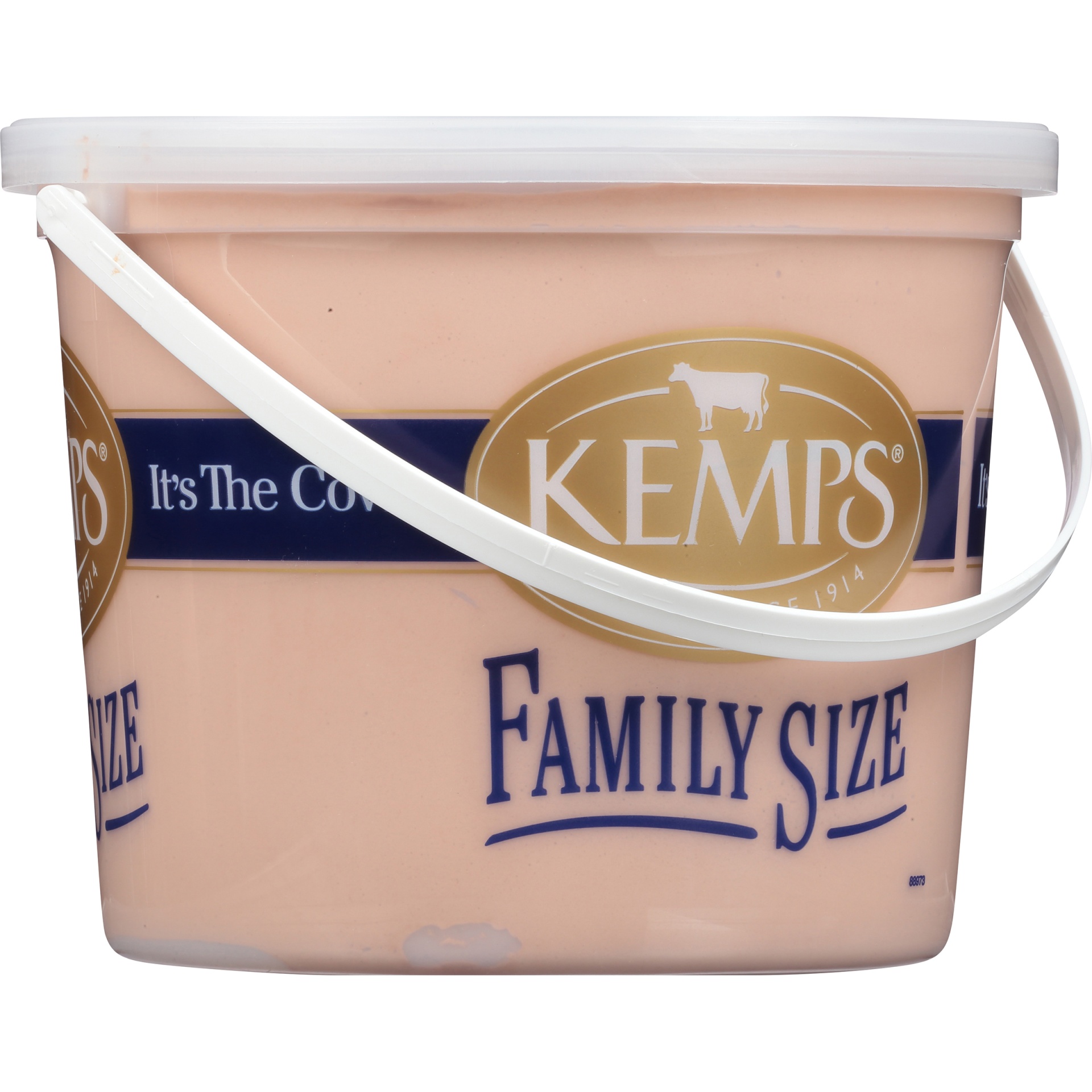 slide 3 of 6, Kemps Reduced Fat Chocolate Ice Cream, 132 fl oz