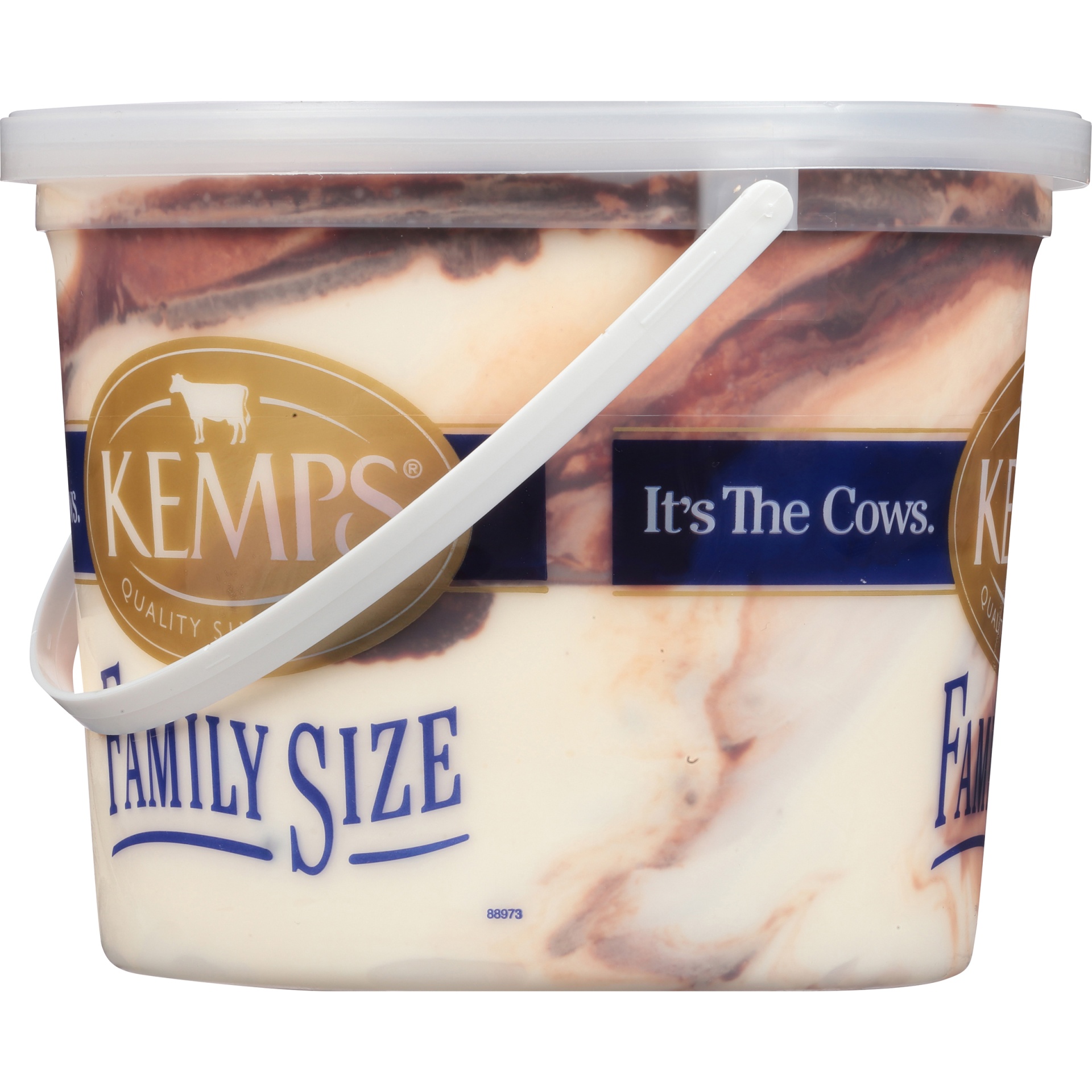 slide 2 of 6, Kemps Tin Roof Sundae Ice Cream Family Size, 1.03 gal