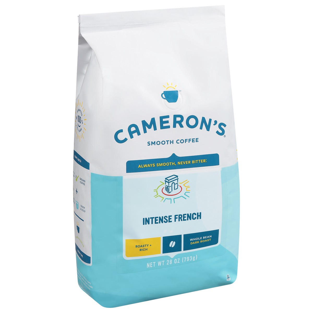 slide 8 of 10, Cameron's Dark Roast Whole Bean Intense French Coffee Value Size 28 oz, 28 oz