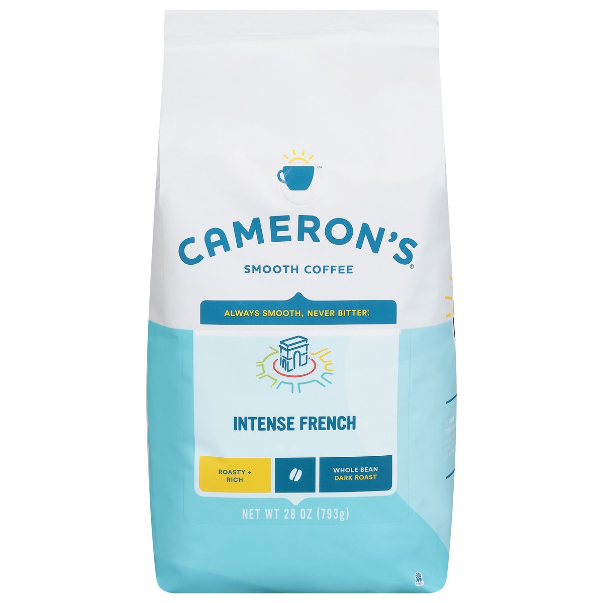 slide 7 of 10, Cameron's Dark Roast Whole Bean Intense French Coffee Value Size 28 oz, 28 oz