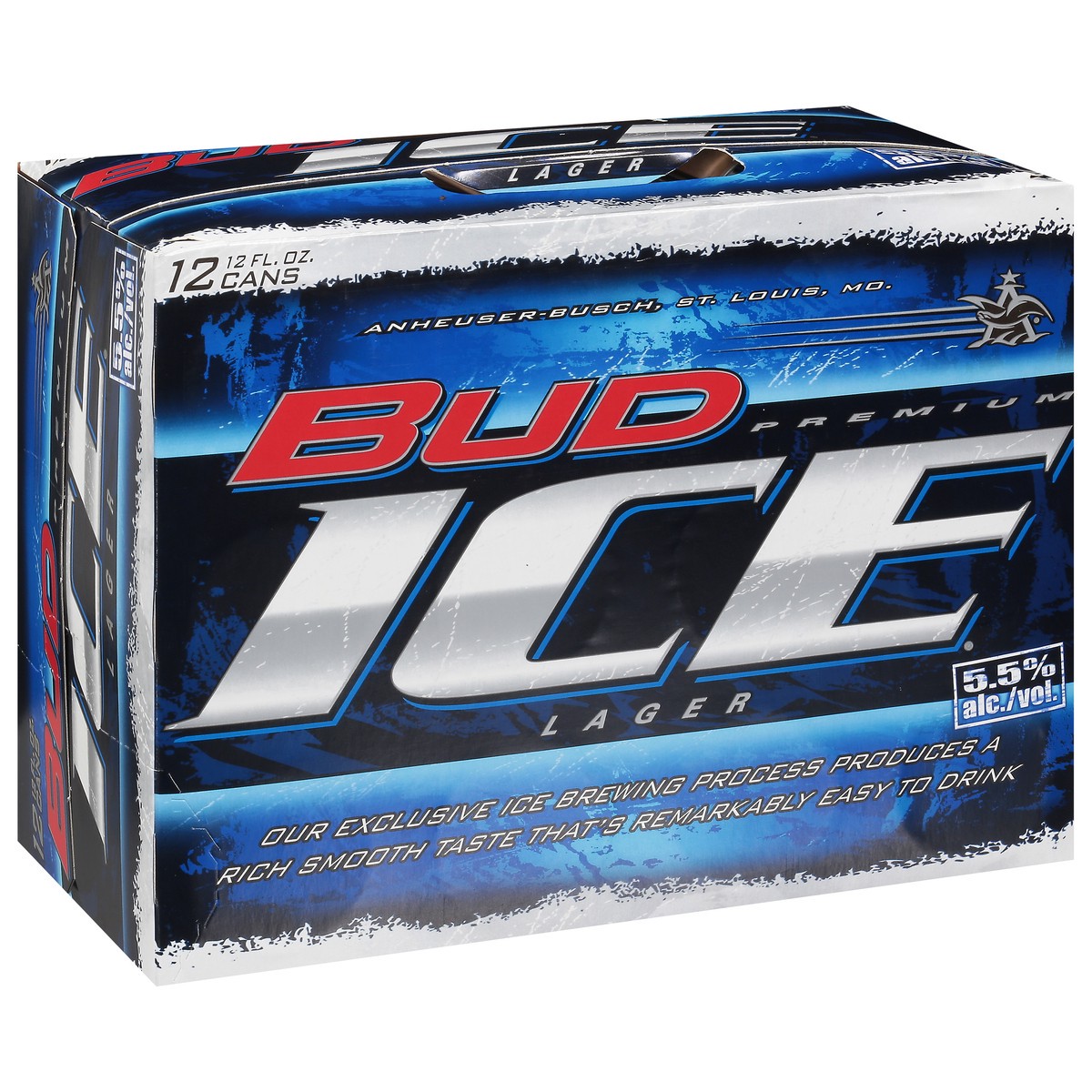 slide 9 of 9, Bud Ice Premium Lager Lager 12 - 12 fl oz Cans, 12 ct; 12 oz