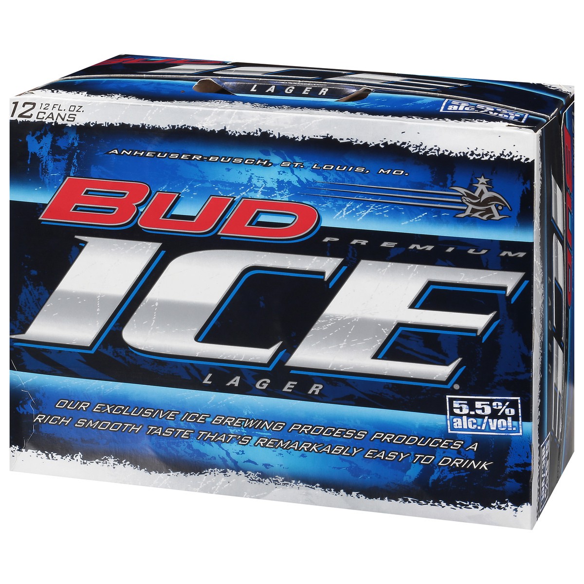 slide 5 of 9, Bud Ice Premium Lager Lager 12 - 12 fl oz Cans, 12 ct; 12 oz