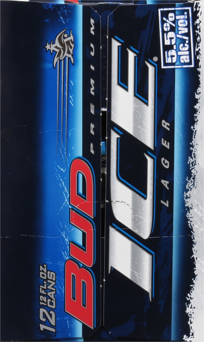 slide 6 of 9, Bud Ice Premium Lager Lager 12 - 12 fl oz Cans, 12 ct; 12 oz