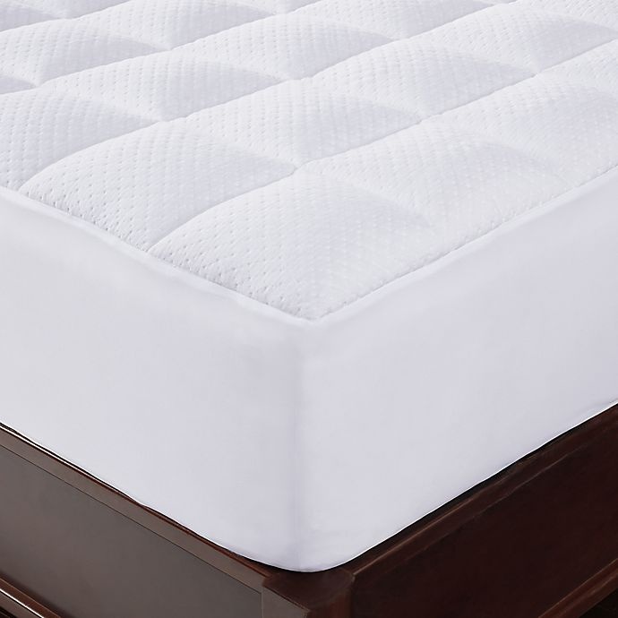 slide 1 of 4, Brookstone Thermo-Stat Queen Mattress Pad, 1 ct