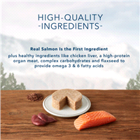 slide 3 of 13, Blue Buffalo Blue Wilderness Natural Salmon Recipe Food for Kittens 3 oz, 3 oz