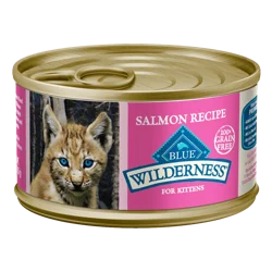 Blue Buffalo Blue Wilderness Natural Salmon Recipe Food for Kittens 3 oz