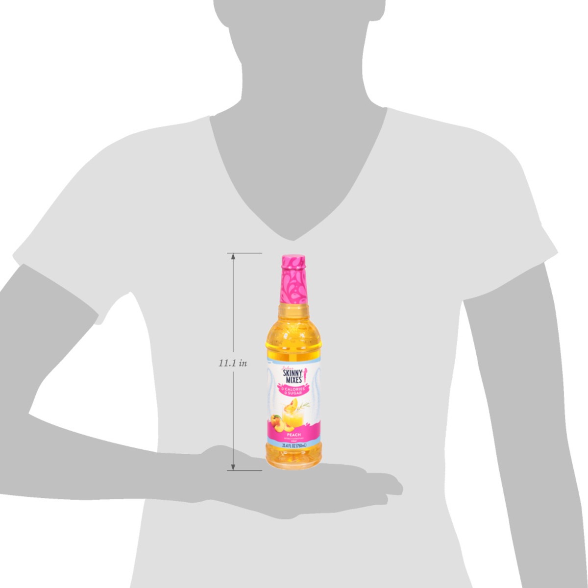 slide 8 of 14, Jordan's Skinny Syrups Sugar Free Peach- 25.4 fl oz, 25.4 fl oz