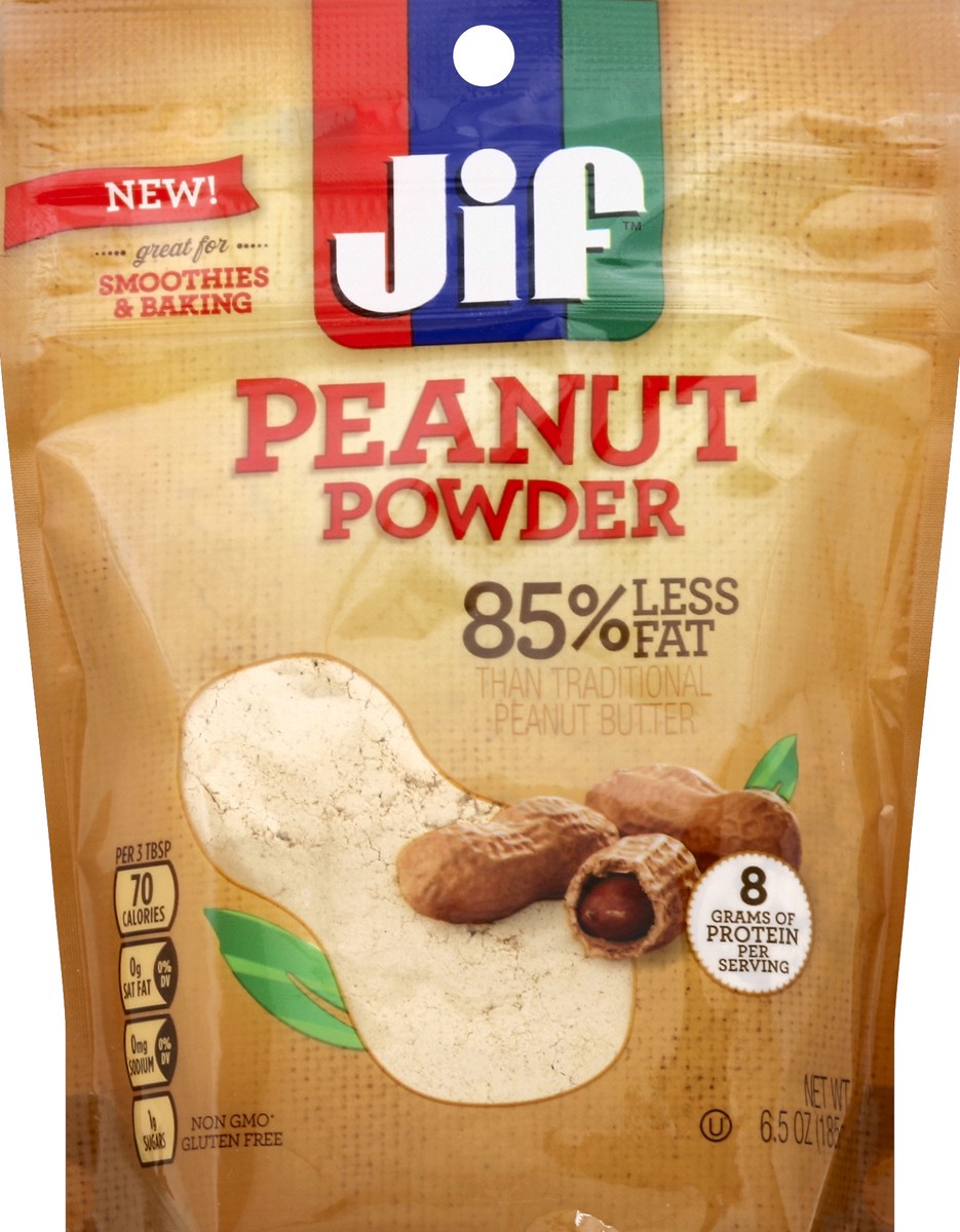 slide 5 of 6, Jif Peanut Powder Unsweetened, 6.5 oz