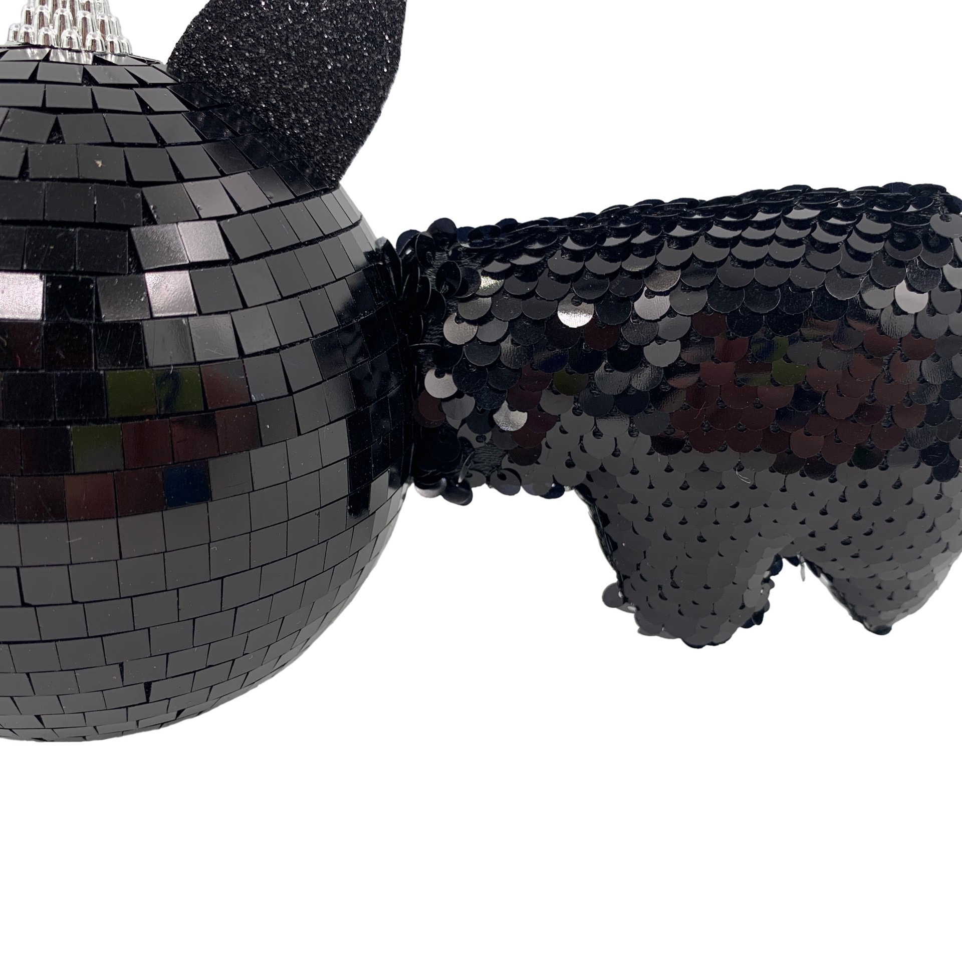 slide 3 of 3, 12" Hanging Disco Bat Decor By Ashland, 12 in