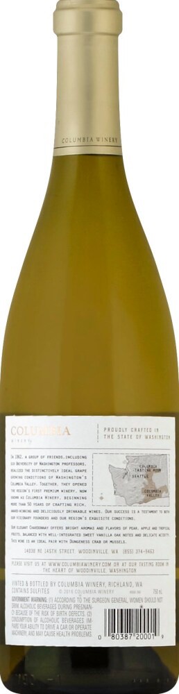 slide 3 of 3, Columbia Crest White Wine, 750 ml