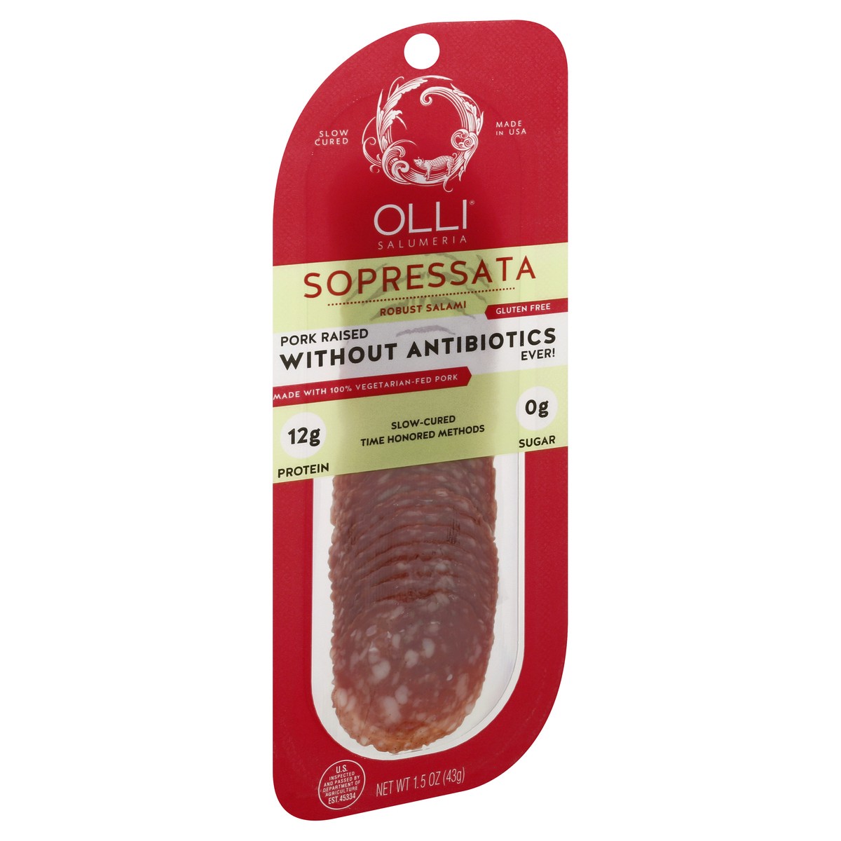 slide 2 of 9, Olli Sopressata, Robust Salami, 1.5 oz
