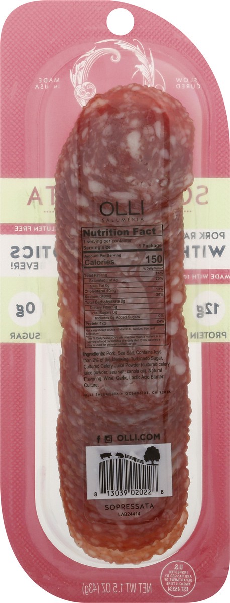slide 3 of 9, Olli Sopressata, Robust Salami, 1.5 oz