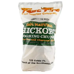 Fast Fire Hickory Wood Chunks For Smoking & Grilling