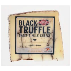 Dietz & Watson Black Truffel Sheep Cheese Wedge - 5.3 OZ