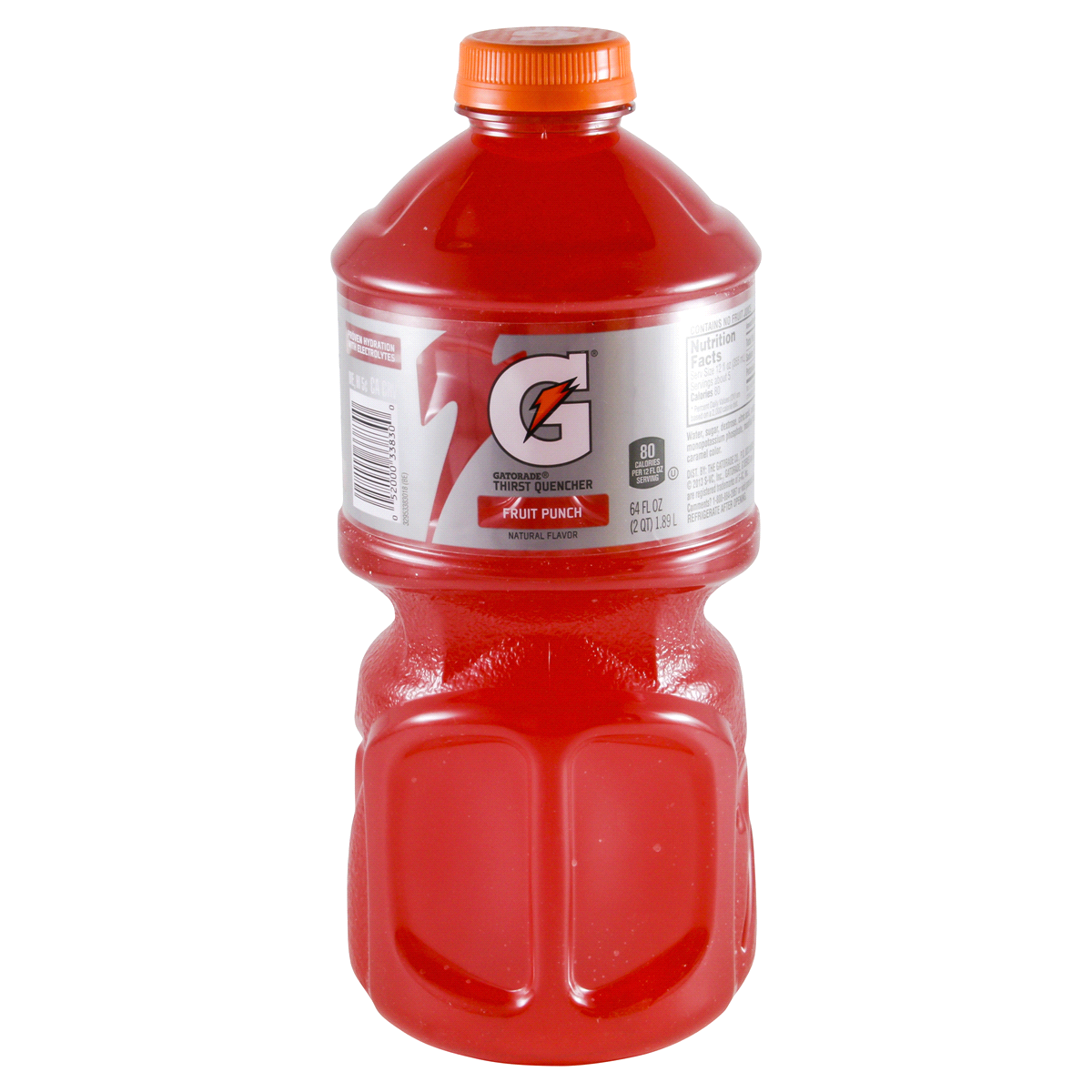 slide 1 of 3, Gatorade Thirst Quencher Fruit Punch 64 Fluid Ounce Plastic Bottle, 64 fl oz