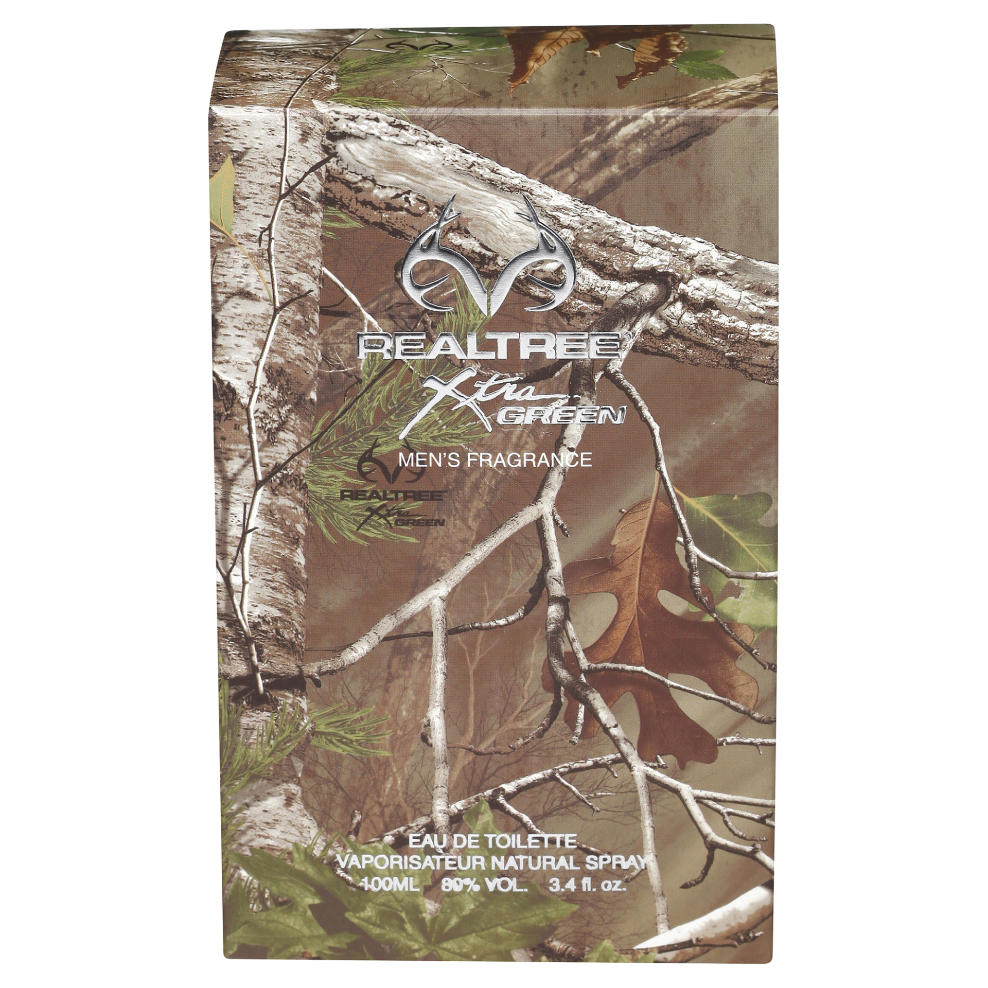 slide 1 of 21, Realtree Xtra Green Men's Fragrance Natural Spray, 3.4 oz