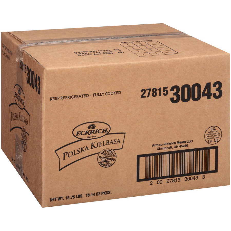 slide 7 of 7, Eckrich Polish Kielbasa Sausage, 14 oz