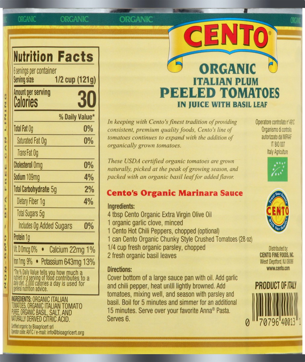 slide 2 of 9, Cento Tomatoes 28 oz, 28 oz