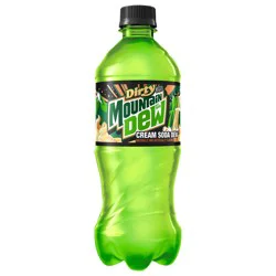 Mountain Dew Zero Sugar Dirty Dew Cream Soda 20 fl oz