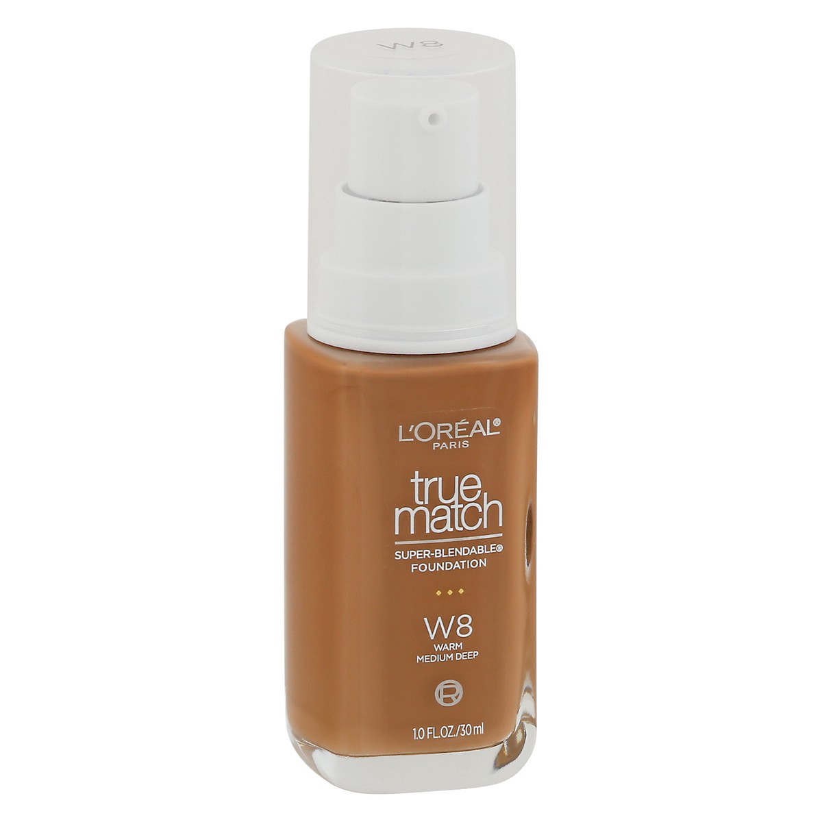 slide 5 of 9, L'Oréal True Match Warm Medium Deep W8 Super-Blendable Foundation 1.0 fl oz, 1 fl oz