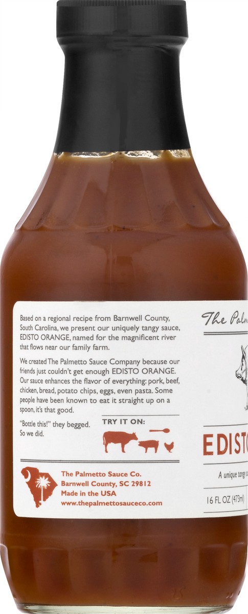 slide 5 of 11, The Palmetto Sauce Co. No.3 Edisto Orange Sauce 16.0 oz, 16 oz