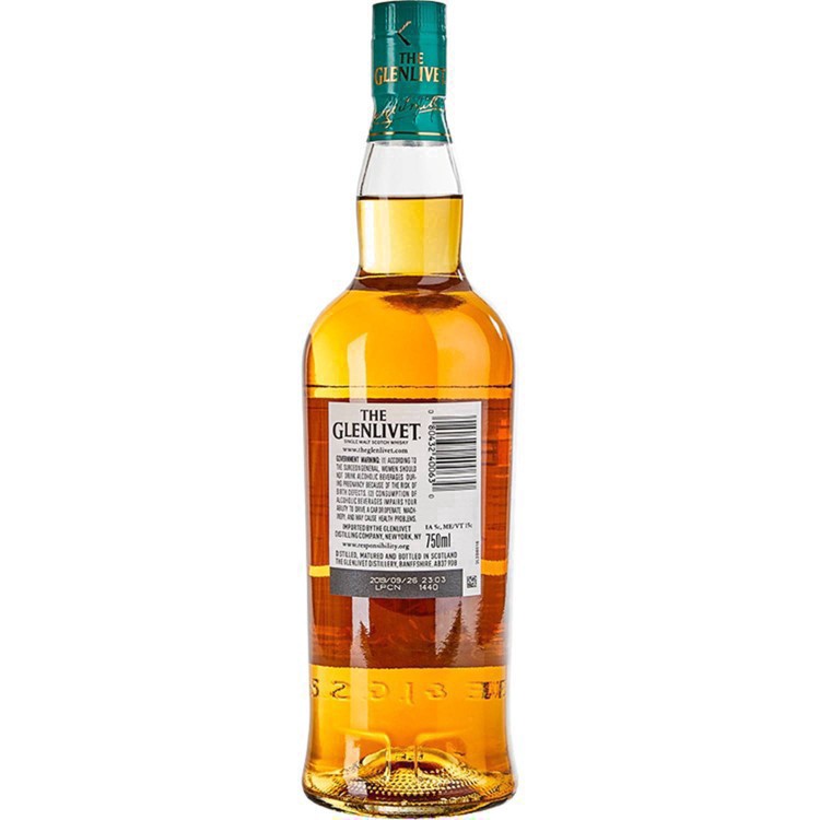 slide 2 of 38, The Glenlivet Single Malt Scotch Whiskey 750 ml, 750 ml