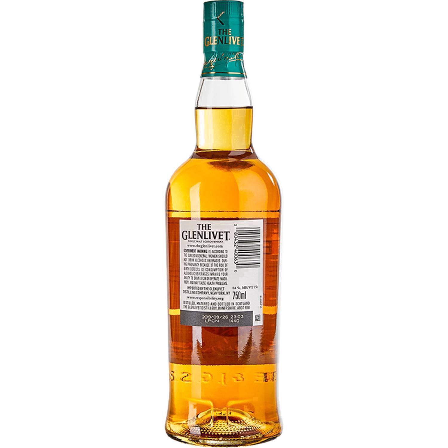 slide 17 of 38, The Glenlivet Single Malt Scotch Whiskey 750 ml, 750 ml