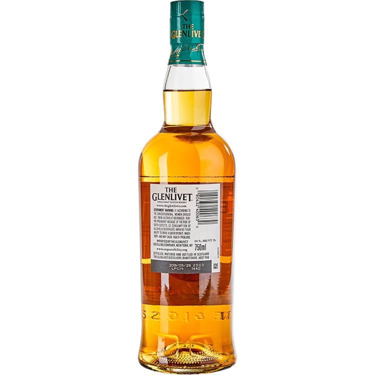 slide 25 of 38, The Glenlivet Single Malt Scotch Whiskey 750 ml, 750 ml
