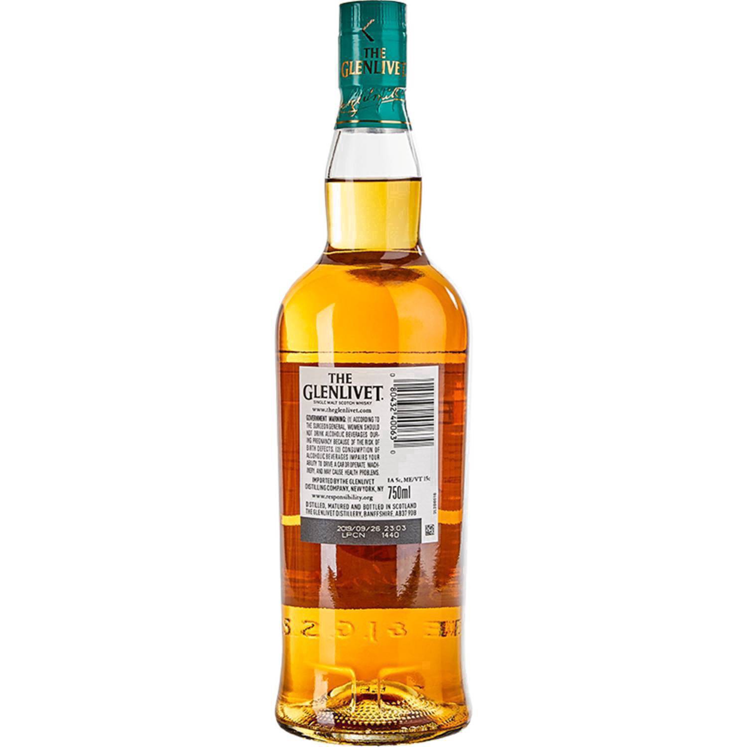 slide 35 of 38, The Glenlivet Single Malt Scotch Whiskey 750 ml, 750 ml